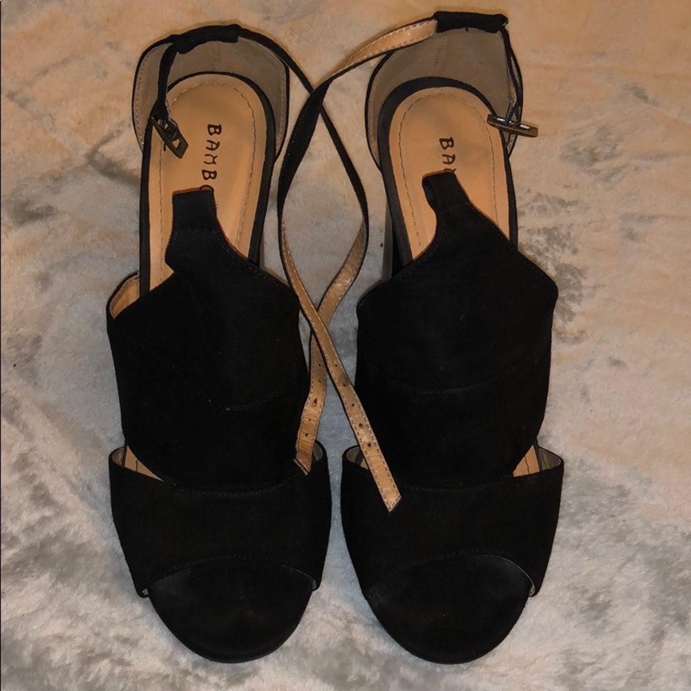 Bamboo wedges heel size 10